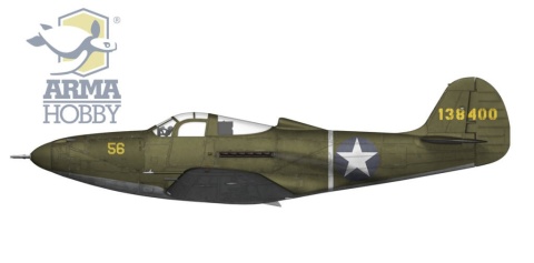 Arma Hobby 70049 Cactus Air Force F4F-4 Wildcat + P-400/P-39D Airacobra Deluxe Set