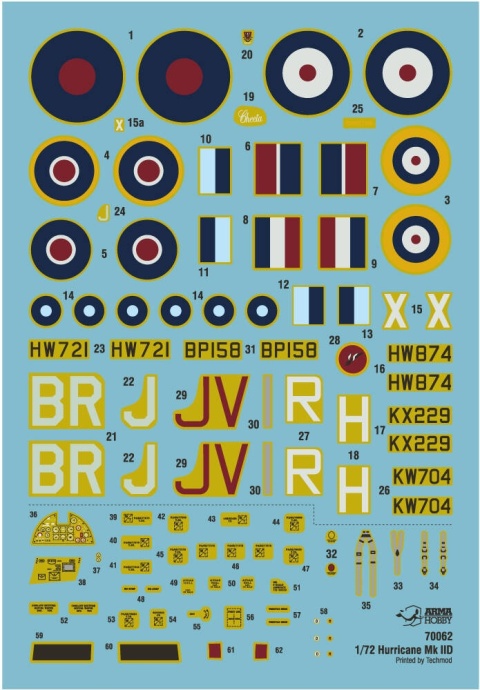 Arma Hobby 70062 Hurricane Mk II D 1/72 Arma Hobby 70062 Hurricane Mk II D 1/72