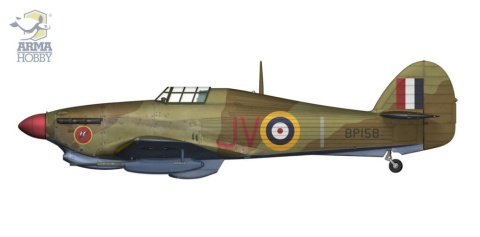 Arma Hobby 70062 Hurricane Mk II D 1/72 Arma Hobby 70062 Hurricane Mk II D 1/72