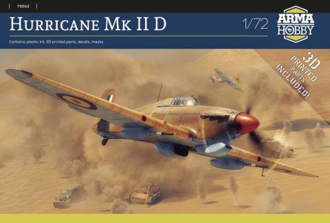 Arma Hobby 70062 Hurricane Mk II D 1/72 Arma Hobby 70062 Hurricane Mk II D 1/72