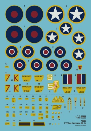 Arma Hobby 70063 Sea Hurricane Mk IIC 1/72