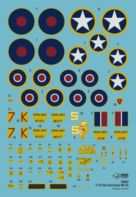 Arma Hobby 70063 Sea Hurricane Mk IIC 1/72