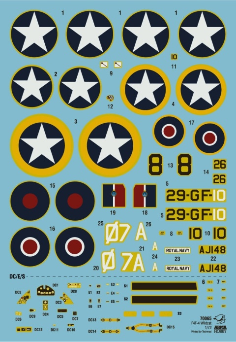 Arma Hobby 70065 F4F-4 Wildcat Operation Torch 1/72 Arma Hobby 70065 F4F-4 Wildcat Operation Torch 1/72