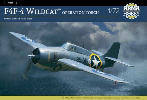 Arma Hobby 70065 F4F-4 Wildcat Operation Torch 1/72 Arma Hobby 70065 F4F-4 Wildcat Operation Torch 1/72