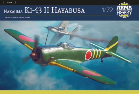 Arma Hobby 70078 Nakajima Ki-43 II Hayabusa 1/72 Arma Hobby 70078 Nakajima Ki-43 II Hayabusa 1/72