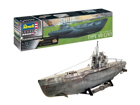 Revell 05163 1/72 German Submarine T. VII C41