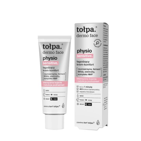 TOŁPA Dermo Face Physio Łagodzący Krem do twarzy - komfort 40 ml TOŁPA Dermo Face Physio Łagodzący Krem do twarzy - komfort 40 ml