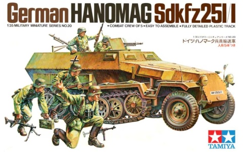 Tamiya 35020 Hanomag Sd.Kfz. 251/1 1/35