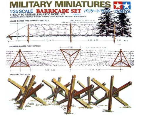 Tamiya 35027 Barricade 1/35