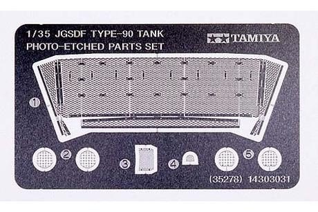 Tamiya 35278 JGSDF Type 90 Tank PE Parts Set Tamiya 35278 JGSDF Type 90 Tank PE Parts Set