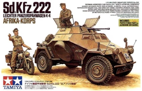 Tamiya 35286 Sd.Kfz. 222 Leichter Panzerspähwagen 4x4 1/35