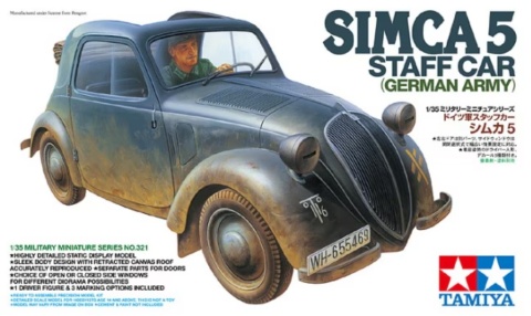 Tamiya 35321 1/35 Simca 5 German