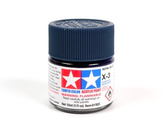 Tamiya 81503 Acrylic Mini X-3 Royal Blue 10ml
