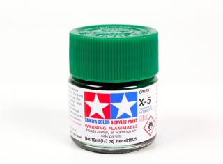 Tamiya 81505 Acrylic Mini X-5 Green 10ml