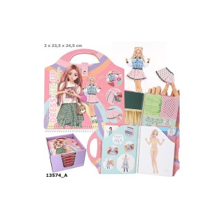 Top Model 13574 Zestaw Dress me UP Collage Book, z naklejkami i ozdobnymi papierami Ilosć sztuk w opakowaniu 12