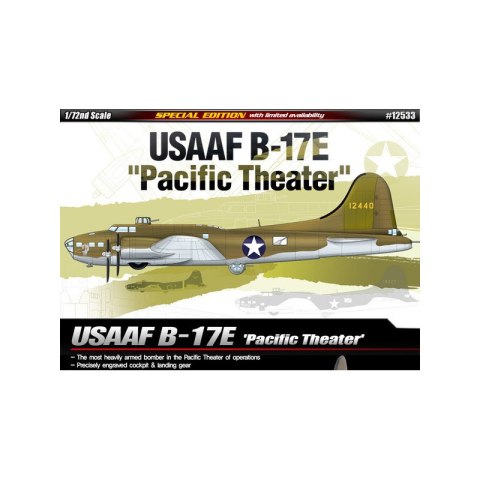 Academy 12533 Boeing B-17E USAAF Pacific Theater - 1/72