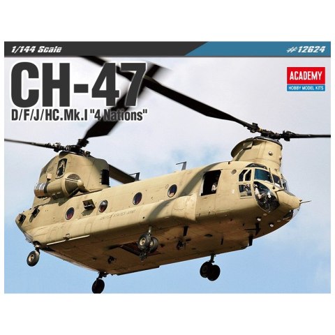 Academy 12624 CH-47 D/F/J/HC. Mk.I 4 Nations - 1/144