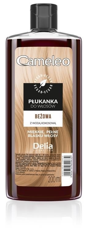 CAMELEO Płukanka do włosów z wodą kwiatową beżowa 200 ml CAMELEO Płukanka do włosów z wodą kwiatową beżowa 200 ml