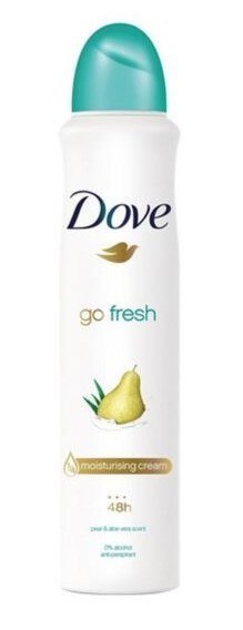 DOVE DEO 250ml Go Fresh Pearl L& Aloe vera scent DOVE DEO 250ml Go Fresh Pearl L& Aloe vera scent