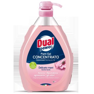 DUAL POWER Płyn d/naczyń 1L Pompka Delicato