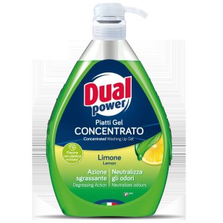 DUAL POWER Płyn d/naczyń 1L pompka Limone