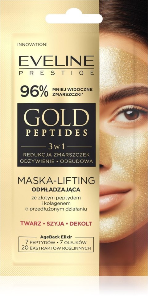 EVELINE GOLD PEPTIDES Maska-lifting 8ml