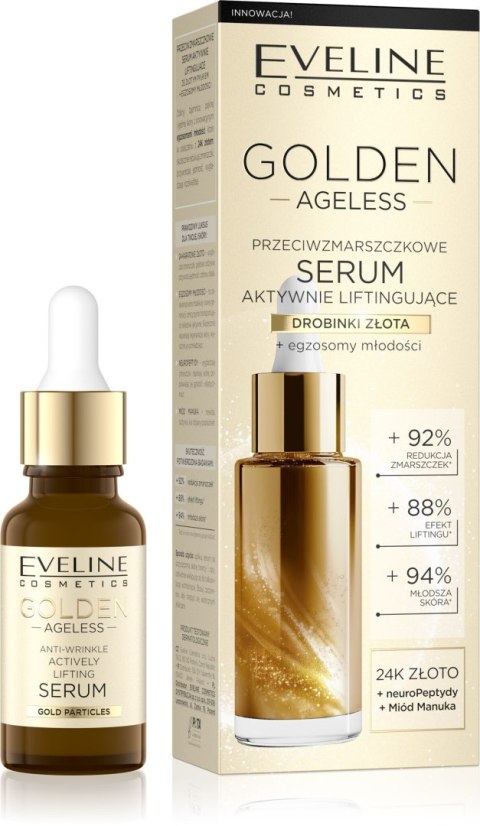 EVELINE GOLDEN AGELESS Serum liftingujące 18ml EVELINE GOLDEN AGELESS Serum liftingujące 18ml