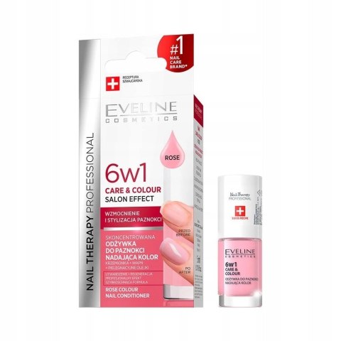 EVELINE KOL Odżyw d/pazn NAIL TH. 6w1 Color-Rose EVELINE KOL Odżyw d/pazn NAIL TH. 6w1 Color-Rose