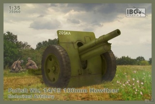 IBG 35060 Polish 100mm vz 14/19 100mm Howitzer Moto 1/35