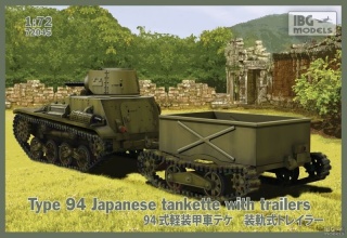 IBG 72045 Type 94 Japanese tankette with 2trailers