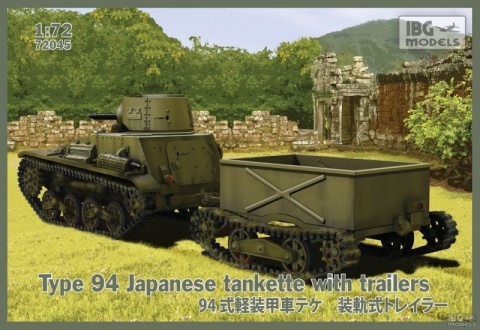 IBG 72045 Type 94 Japanese tankette with 2trailers IBG 72045 Type 94 Japanese tankette with 2trailers