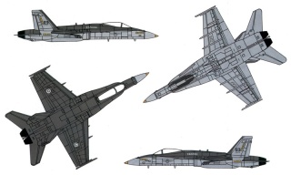 Italeri 0016 1/72 F/A 18 Wild Weasel