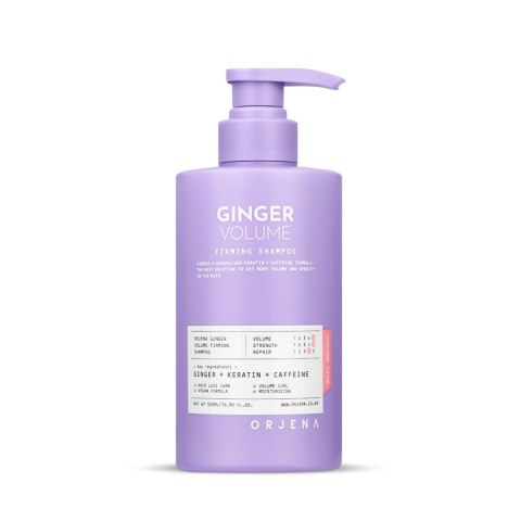 ORJENA Firming Szampon do włosów zwiększający objętość Ginger Volume 500 ml ORJENA Firming Szampon do włosów zwiększający objętość Ginger Volume 500 ml