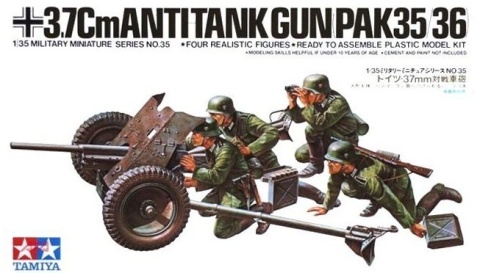 Tamiya 35035 German 37mm Anti-tank 1/35