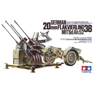 Tamiya 35091 German 2cm Flakvierling 38 1/35