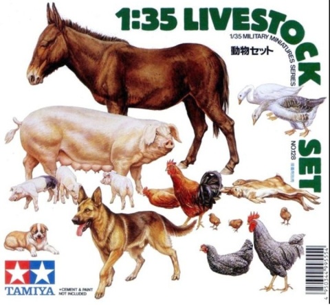 Tamiya 35128 Livestock 1/35