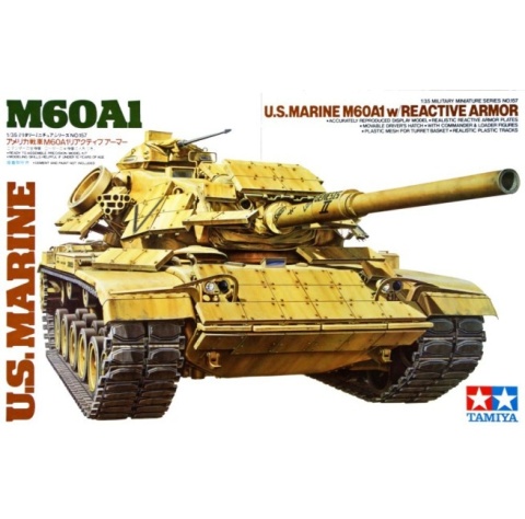 Tamiya 35157 US M60A1 with Reactive Armor 1/35 Tamiya 35157 US M60A1 with Reactive Armor 1/35