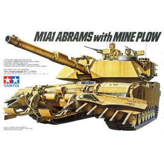 Tamiya 35158 US M1A1 Abrams with Mine Plow 1/35