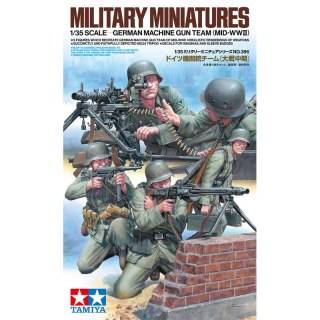 Tamiya 35386 1/35 German Machine Gun Team (Mid-WWII)
