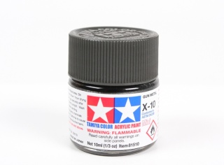 Tamiya 81510 Acrylic Mini X-10 Gun Metal