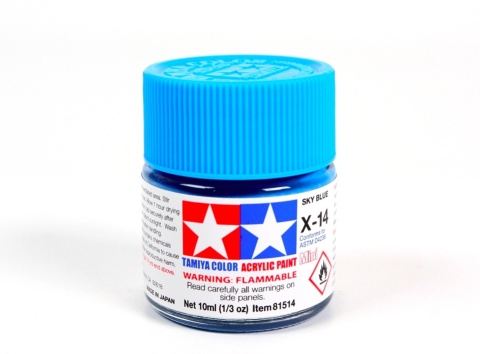 Tamiya 81514 Acrylic Mini X-14 Sky Blue