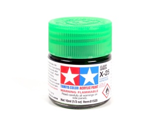 Tamiya 81525 Acrylic Mini X-25 Clear Green