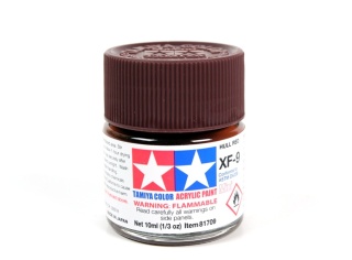 Tamiya 81709 Acrylic Mini XF-9 Hull Red