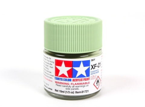 Tamiya 81721 Acrylic Mini XF-21 Sky
