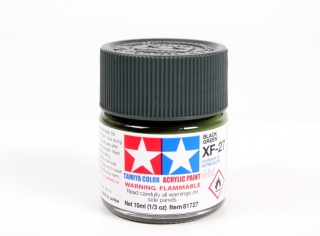 Tamiya 81727 Acrylic Mini XF-27 Black Green