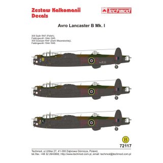 Techmod 72117 Lancaster B Mk. I/III