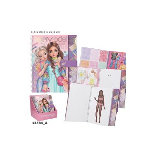 Top Model 13584 Zestaw kreatywny Special Design , 60 stron, magnetyczne zapięcie, 4 szkoły rysowania, naklejki, szablony, koloro