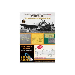 1 Man Army 24DET020 Spitfire Mk. VIII (Airfix)