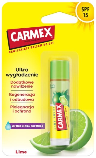 CARMEX Pomadka ochronna w sztyfcie Limonka SPF 15 4,25 g