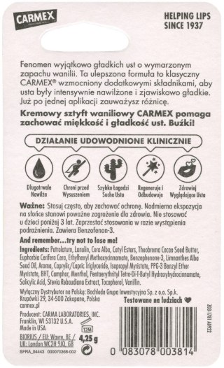 CARMEX Pomadka ochronna w sztyfcie Wanilia SPF 15 4,25 g